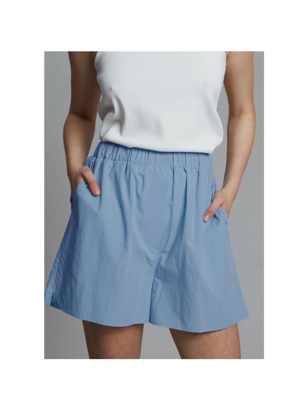 The Frankie Shop Lui Organic Cotton Boxer Shorts XS